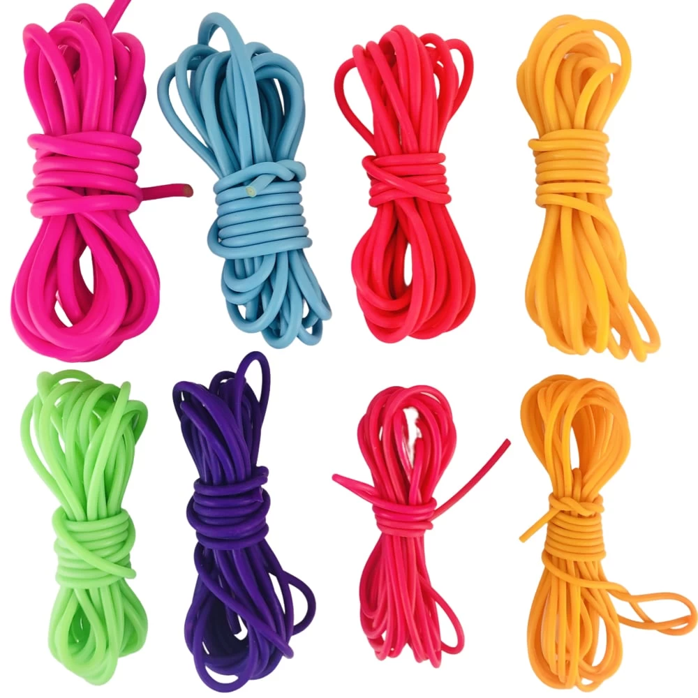 100% Puur Latex Twincore Holle Elastiek 3m - 8 Opties