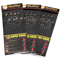 Guru SUPER MWG BAIT BAND READY RIGS 4" & 15" - 12 Opties