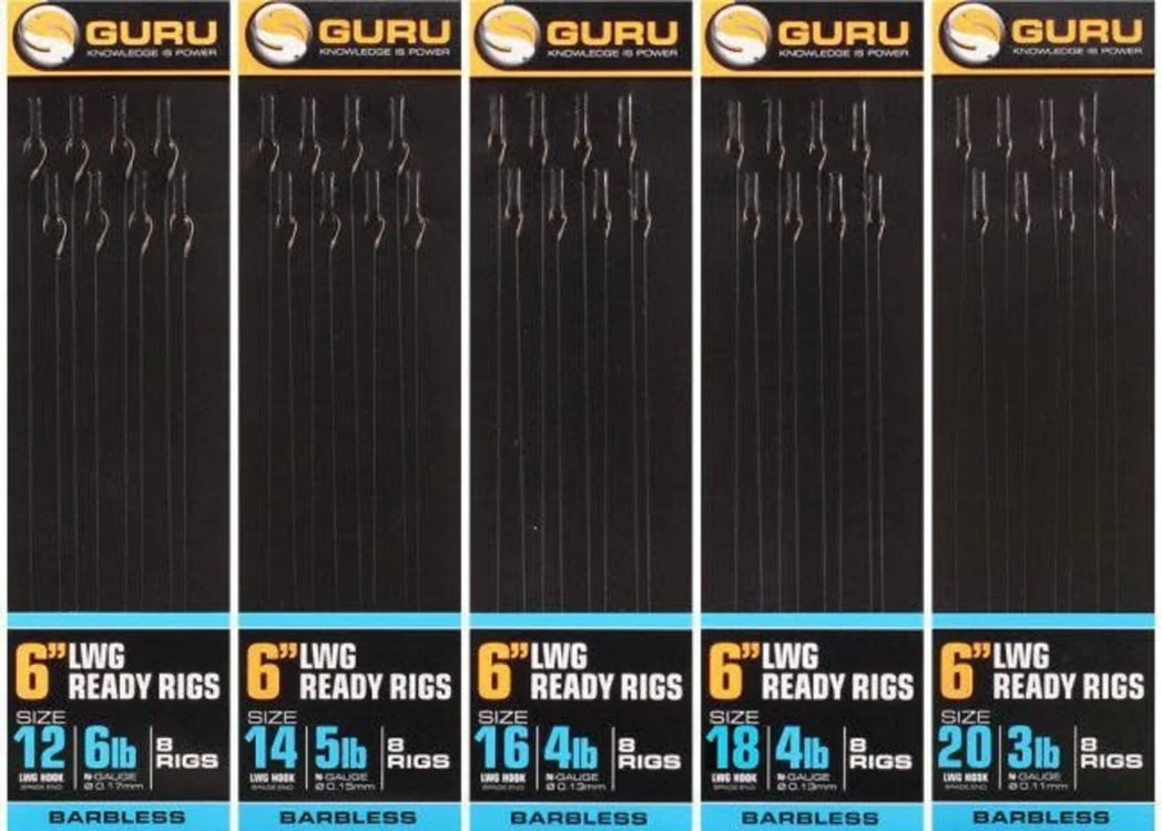 Guru 6" LWG READY RIG BARBLESS - 5 Opties