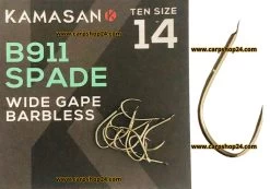 Kamasan B911 SPADE WIDE GAPE BARBLESS