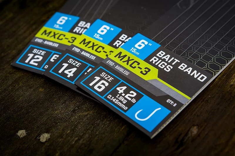 Matrix MXC-3 BAIT BAND RIGS EYED BARBLESS 6" - 15cm - 3 Opties - Afbeelding 5