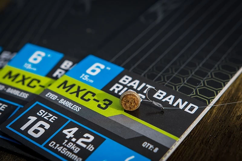 Matrix MXC-3 BAIT BAND RIGS EYED BARBLESS 6" - 15cm - 3 Opties - Afbeelding 8