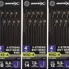 Matrix MXC-4 X-STRONG BAIT BAND RIGS EYED BARBLESS 4" - 10cm - 3 Opties