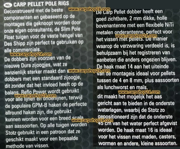 Preston CARP PELLET POLE RIGS - Afbeelding 5