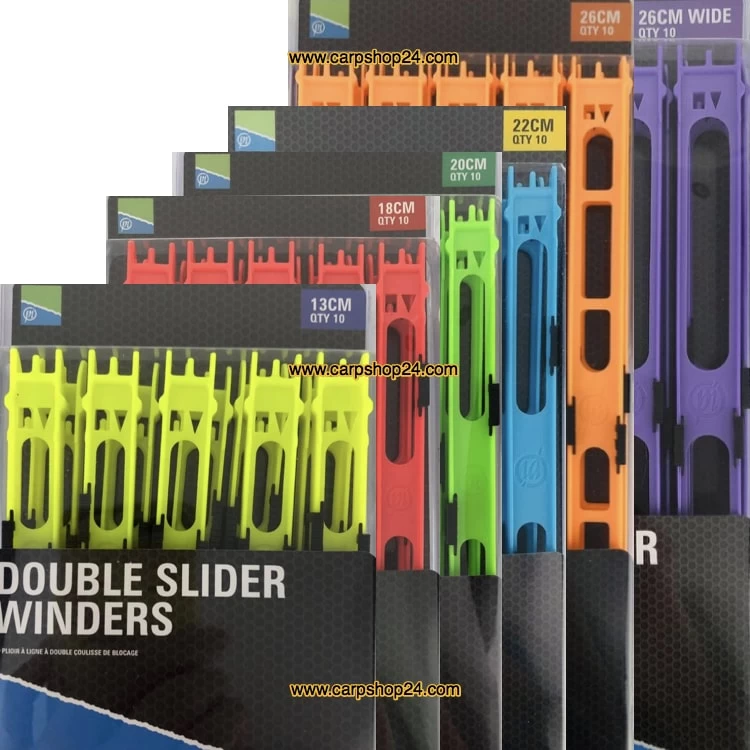 Preston DOUBLE SLIDER WINDERS - 6 Opties