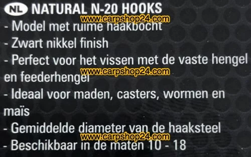 Preston NATURAL N-20 BARBED - Afbeelding 6