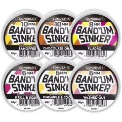 Sonubaits BAND'UM SINKERS 6mm, 8mm, 10mm