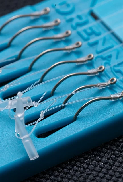 Drennan CARP PUSHSTOPS BARBLESS HOOKLENGTHS 6" - 15cm - Afbeelding 3