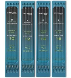 Drennan MARGIN CARP BARBLESS HOOKLENGTHS 6" - 15cm
