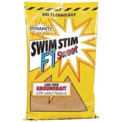 DYNAMITE BAITS SWIM STIM F1 SWEET LOW FEET GROUNDBAIT 900g